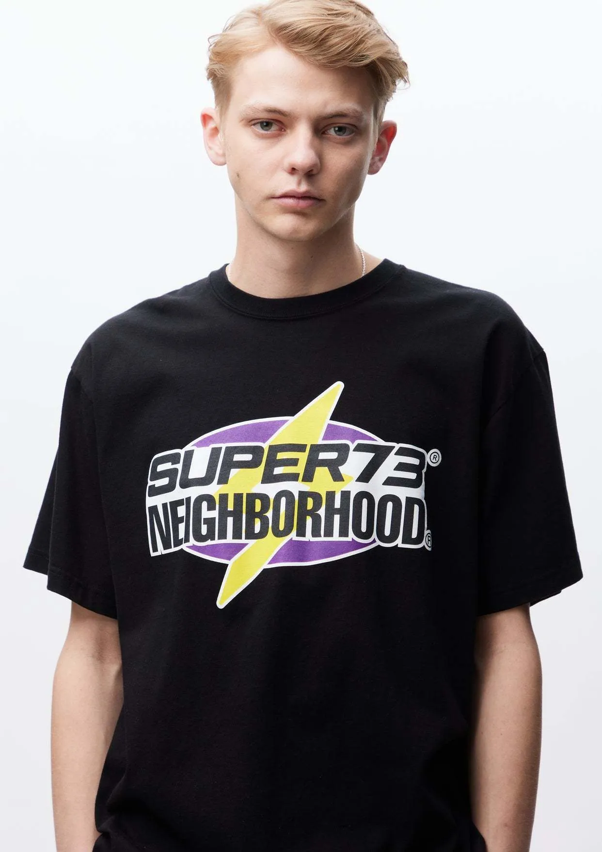 NEIGHBORHOOD  |Crew Neck Pullovers Unisex Street Style Plain Short Sleeves