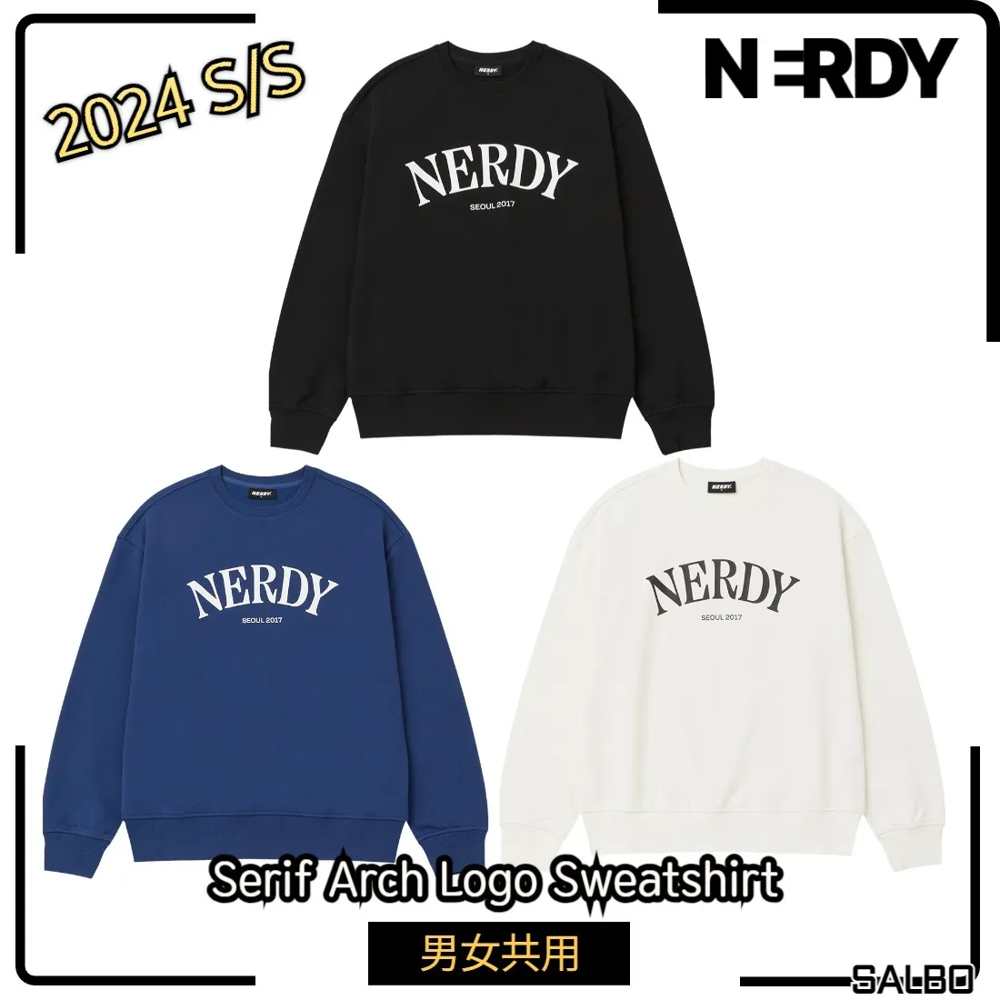 NERDY  |Unisex Street Style Long Sleeves Plain Long Sleeve T-shirt