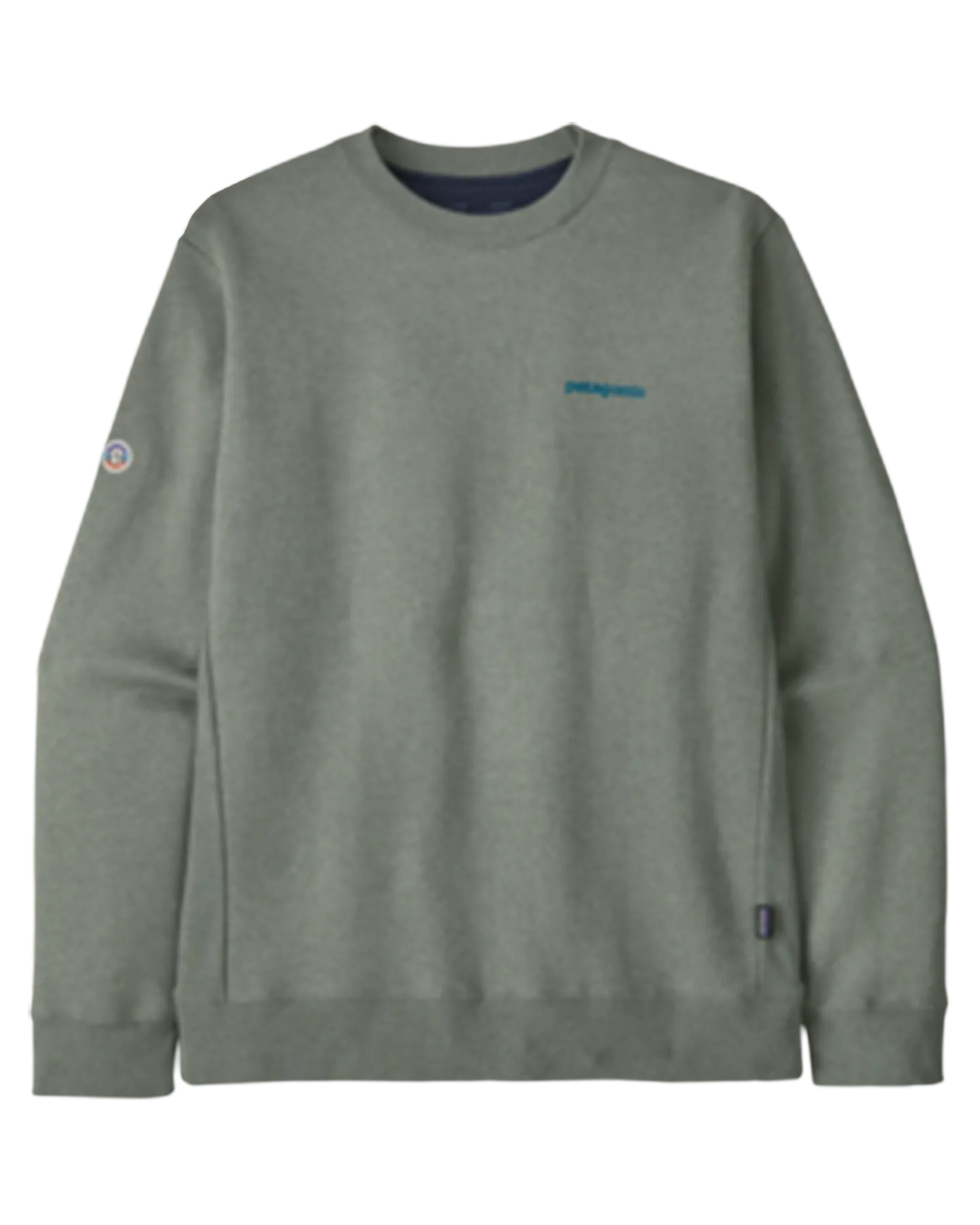 Patagonia Fitz Roy Icon Uprisal Crew Sweatshirt - Sleet Green