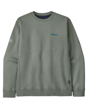 Patagonia Fitz Roy Icon Uprisal Crew Sweatshirt - Sleet Green