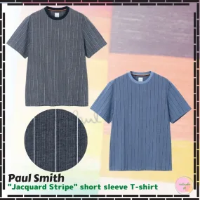 Paul Smith  |Crew Neck Pullovers Stripes Street Style Plain Cotton