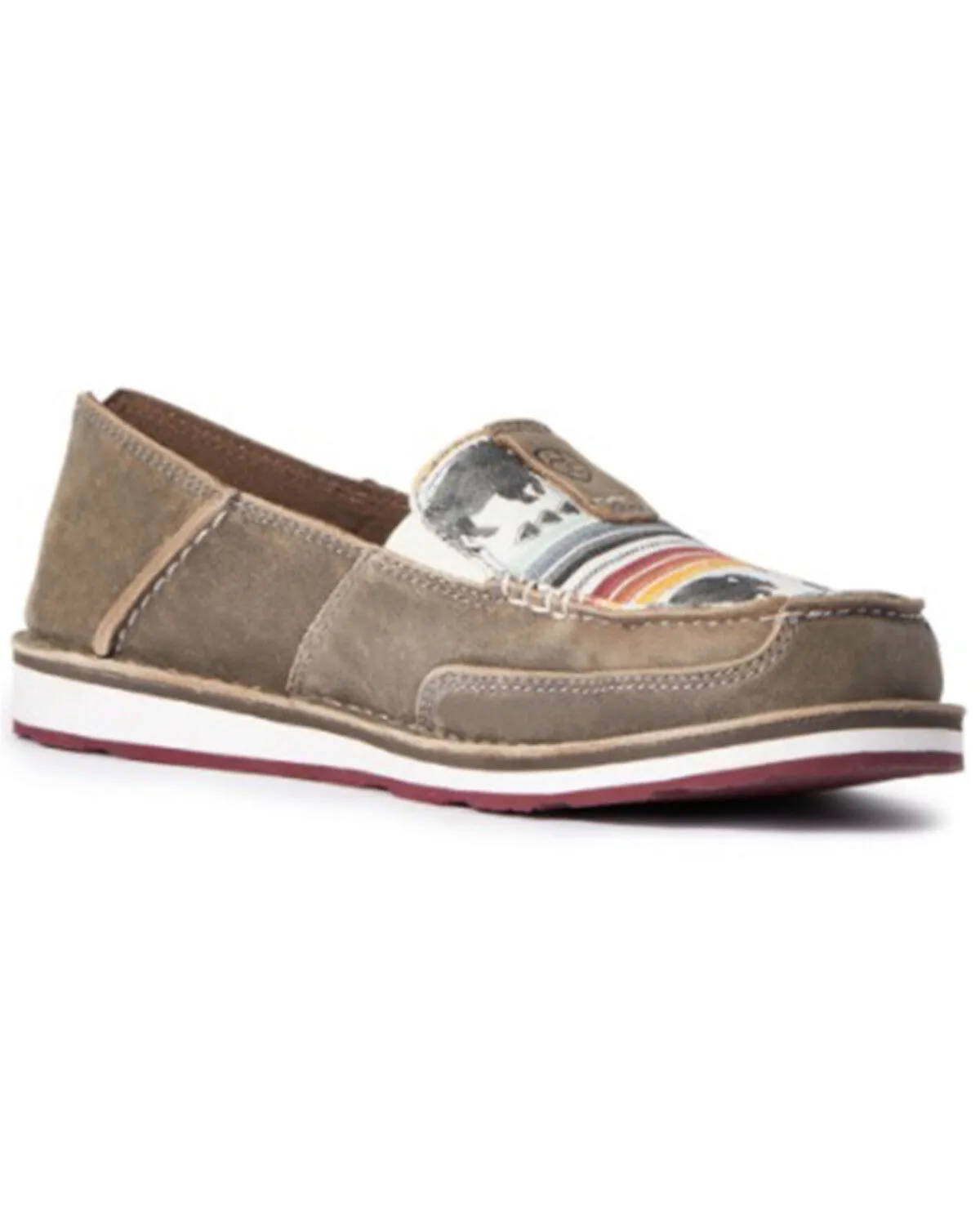 Product Name:  Ariat Women's Buffalo Print Casual Vamp Cruiser Shoes - Moc Toe