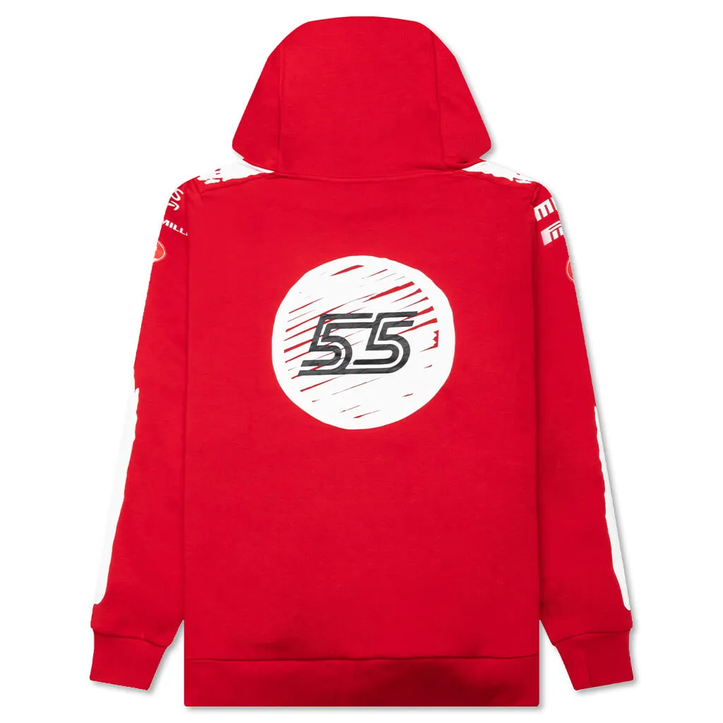 Puma x Joshua Vides for Scuderia Ferrari Replica Hoodie - Rosso Corsa/JV CS