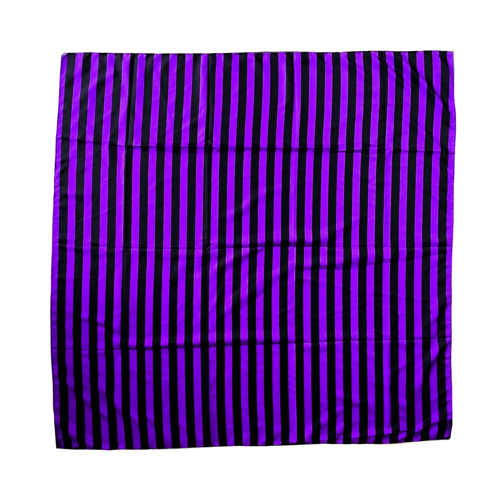 Purple and Black Striped Headscarf