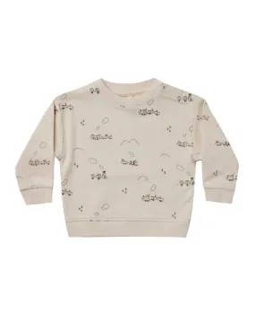 Quincy Mae Fleece Sweatshirt | Trains