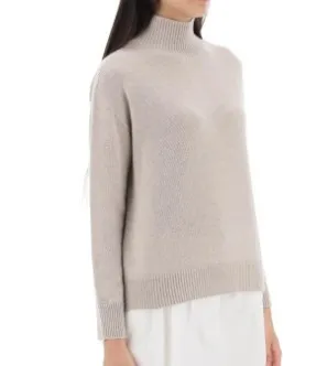 S Max Mara  |Long Sleeves Plain Long V-neck & Crew neck