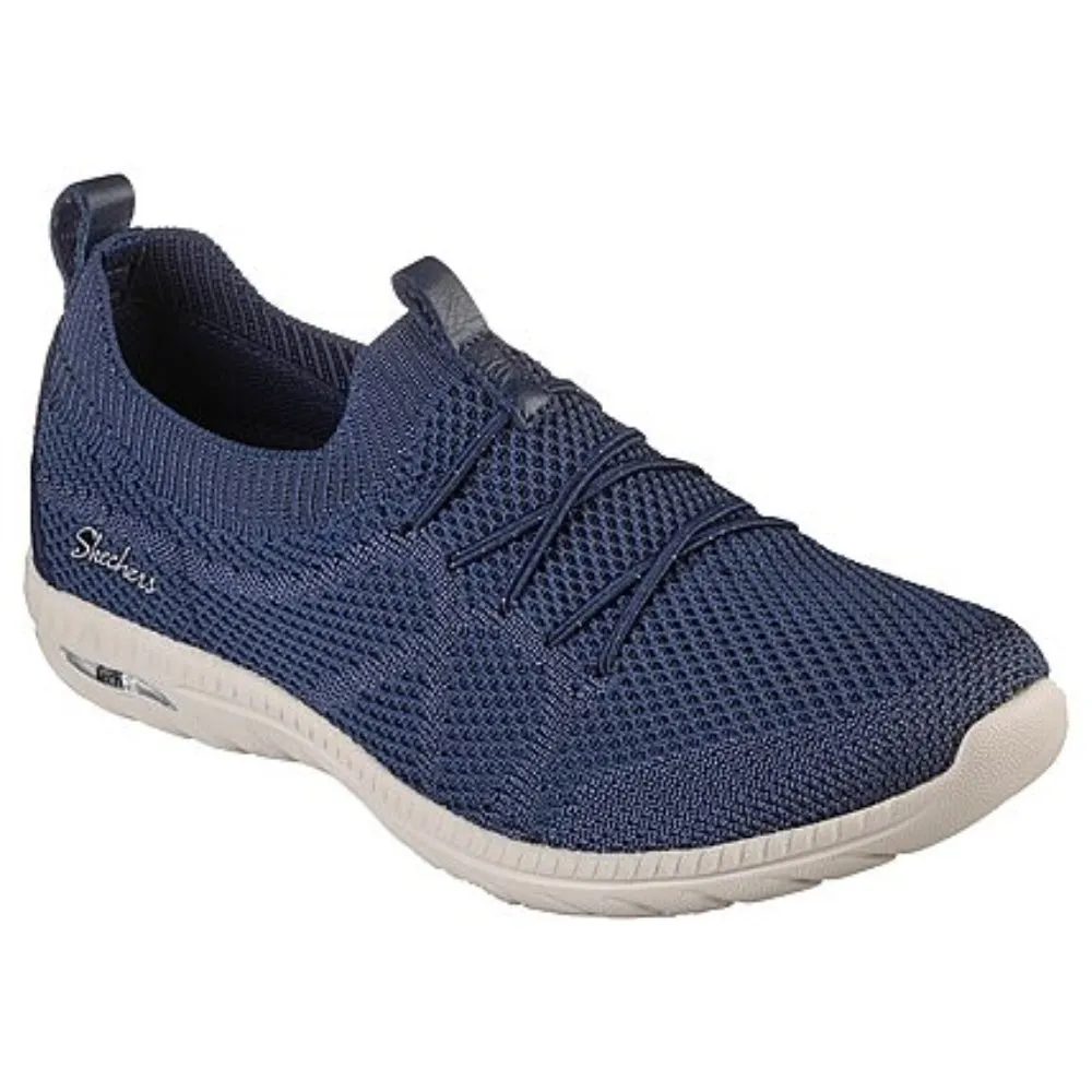 SKECHERS Women's Arch Fit Flex Running Shoe (Navy)