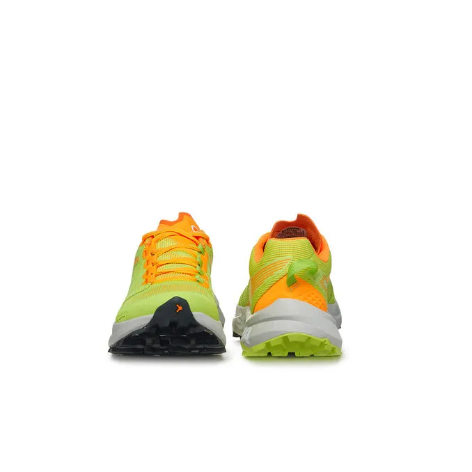 SNEAKERS SPIN PLANET Man Sunny Green Orange Fluo