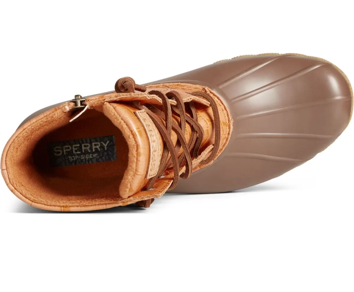 Sperry Women's Saltwater Croc - Tan