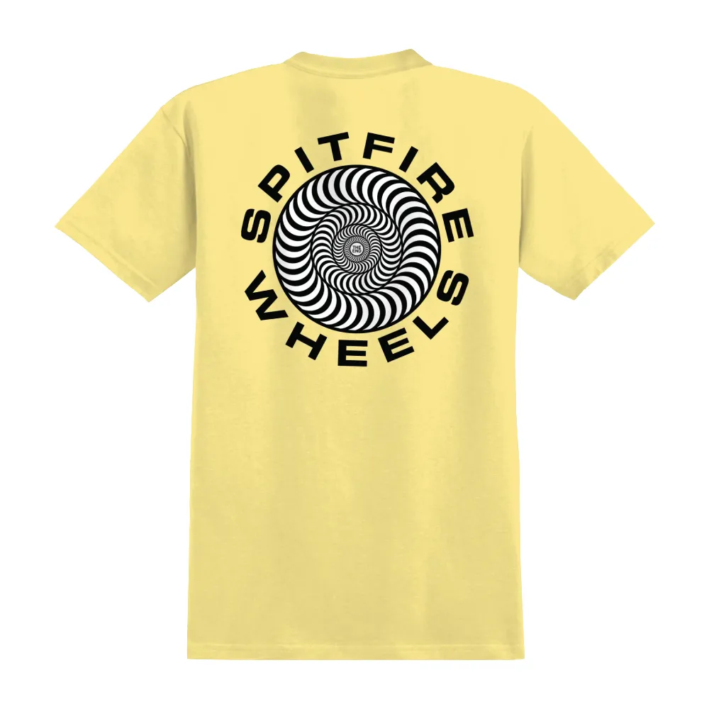 Spitfire Classic 87 Swirl T-Shirt Banana