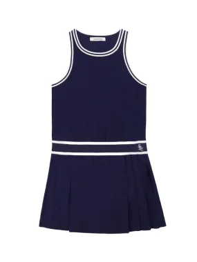 Sporty & Rich SRC Phoebe Dress in Navy