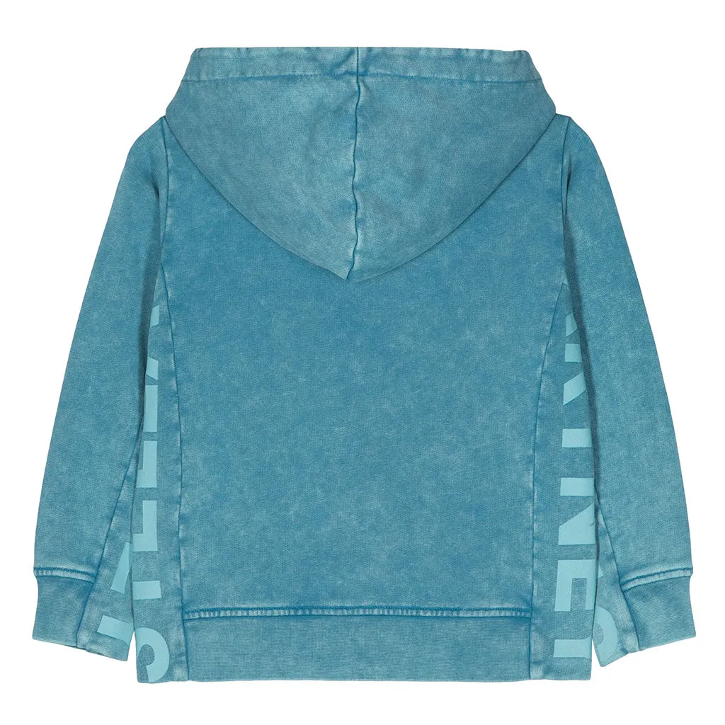 Stella McCartney Child Tracksuit With Logo Tape Blue