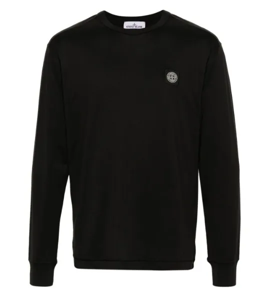 STONE ISLAND  |Crew Neck Street Style Long Sleeves Plain Cotton