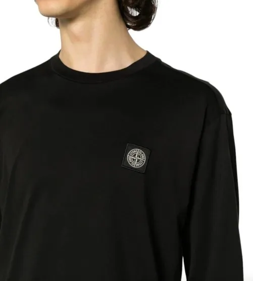 STONE ISLAND  |Crew Neck Street Style Long Sleeves Plain Cotton