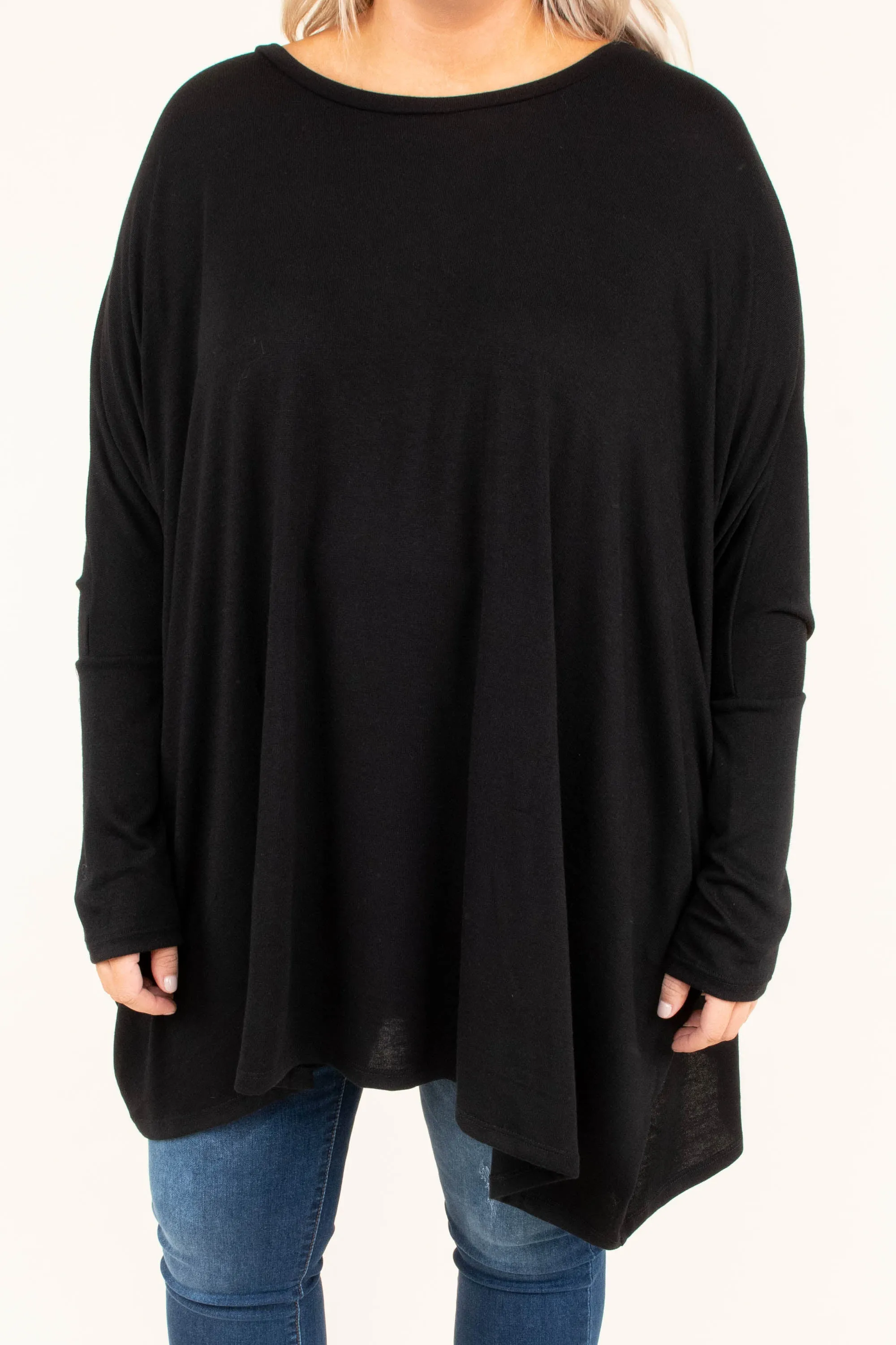 Strolling Downtown Tunic, Black