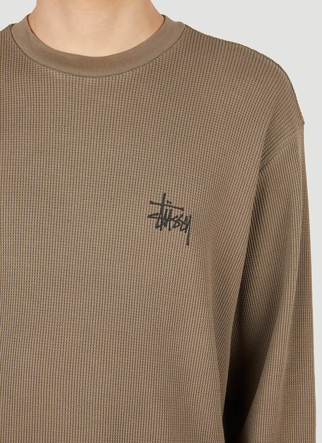 STUSSY  |Crew Neck Street Style Long Sleeves Cotton