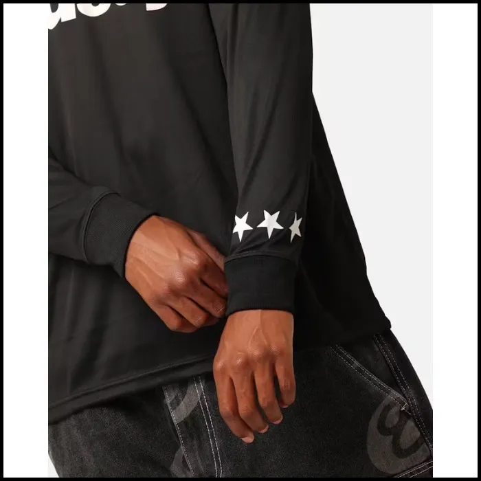 STUSSY  |Pullovers Street Style Long Sleeves Logo Skater Style Polos