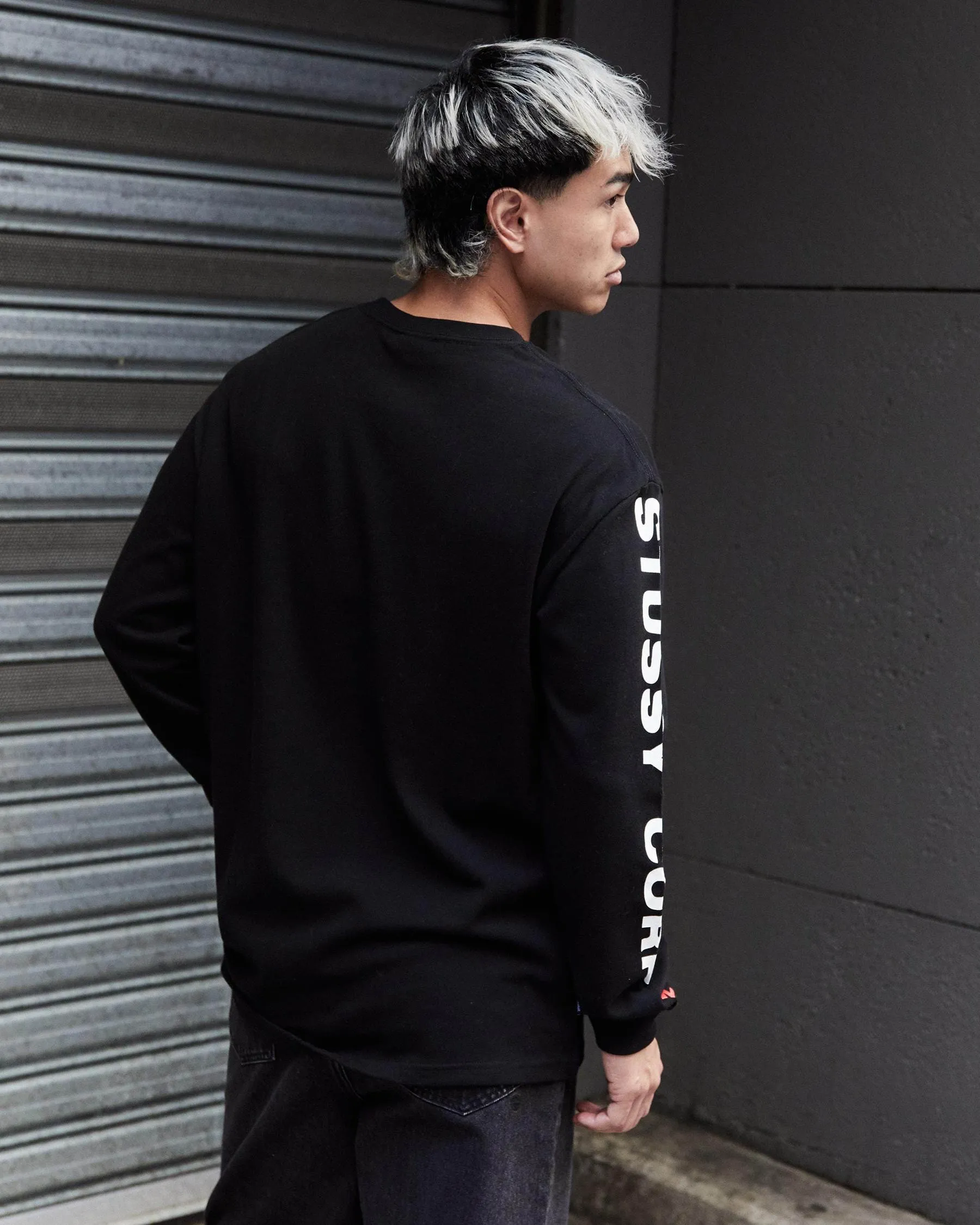 STUSSY  |Street Style Long Sleeves Long Sleeve T-shirt Logo