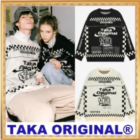 TAKA ORIGINAL  |Long Sleeves Logo Sweaters