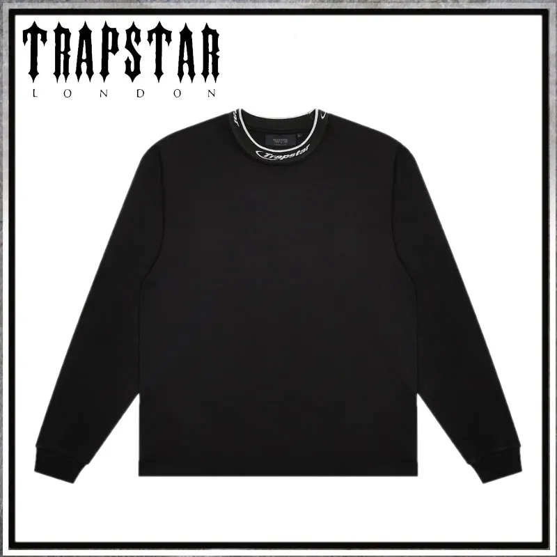 Trapstar London  |Crew Neck Street Style Long Sleeves Plain Cotton