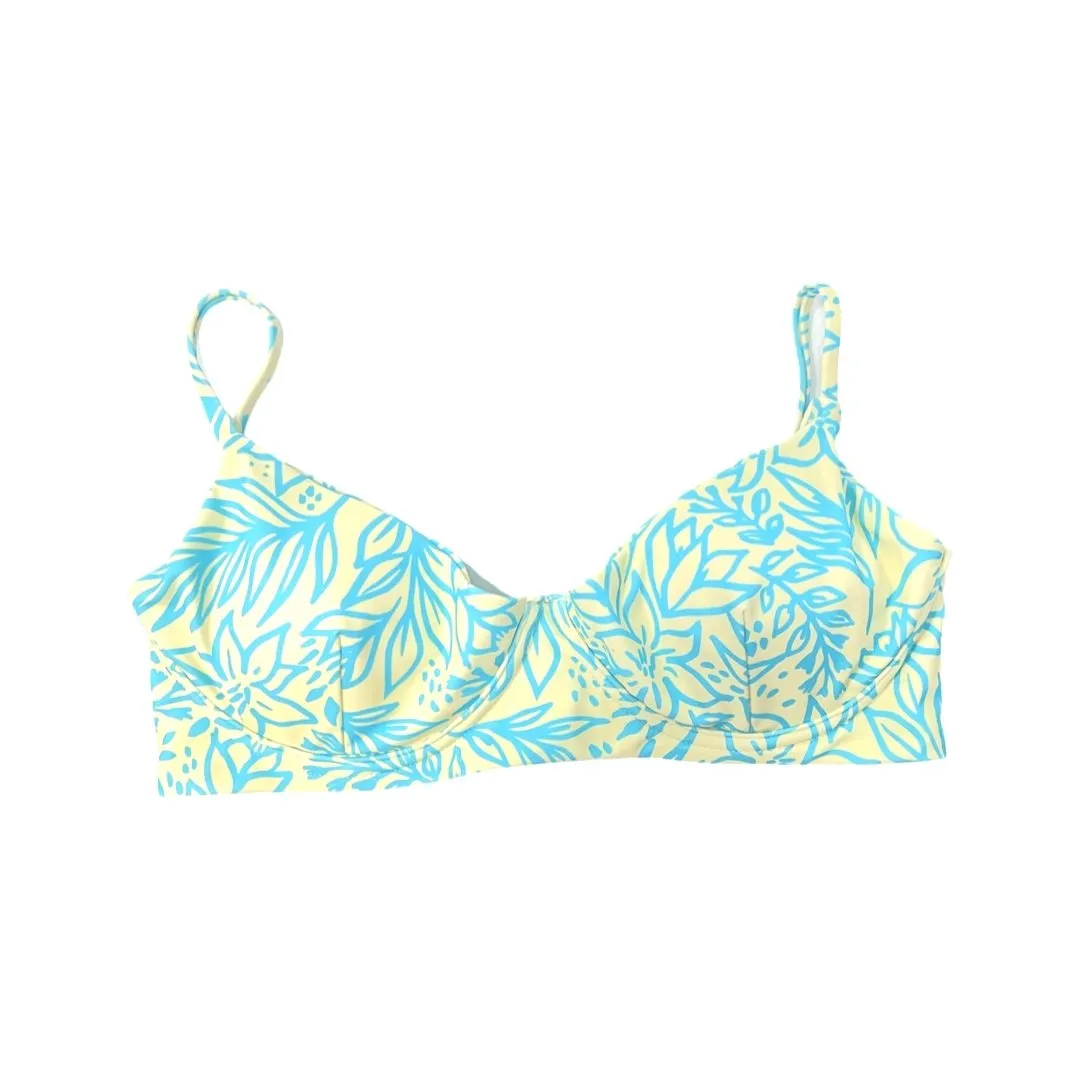 TROPEZ BIKINI TOP - BANANA PALMS