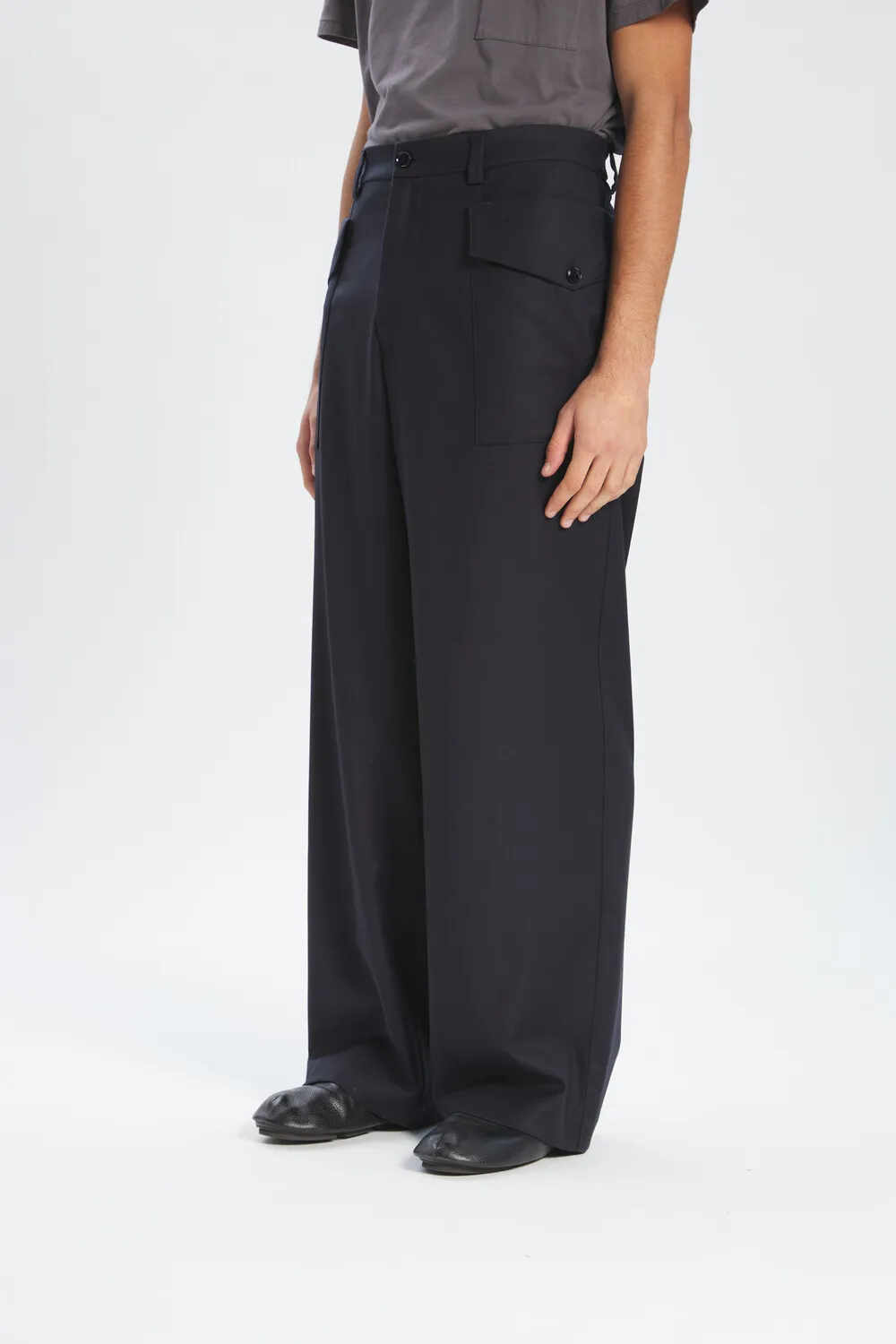 Trousers Caorloto Flan Navy