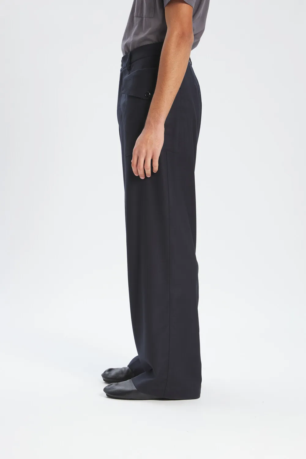 Trousers Caorloto Flan Navy