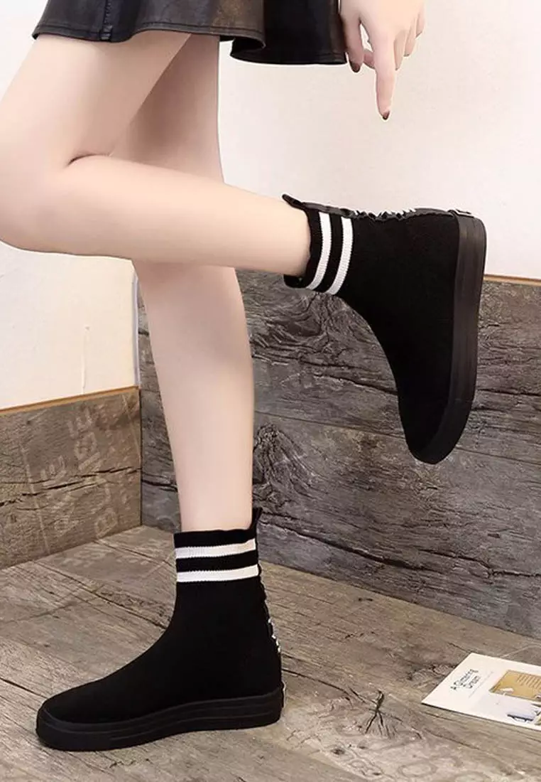 Twenty Eight Shoes Stocking Sneaker Boots VB200