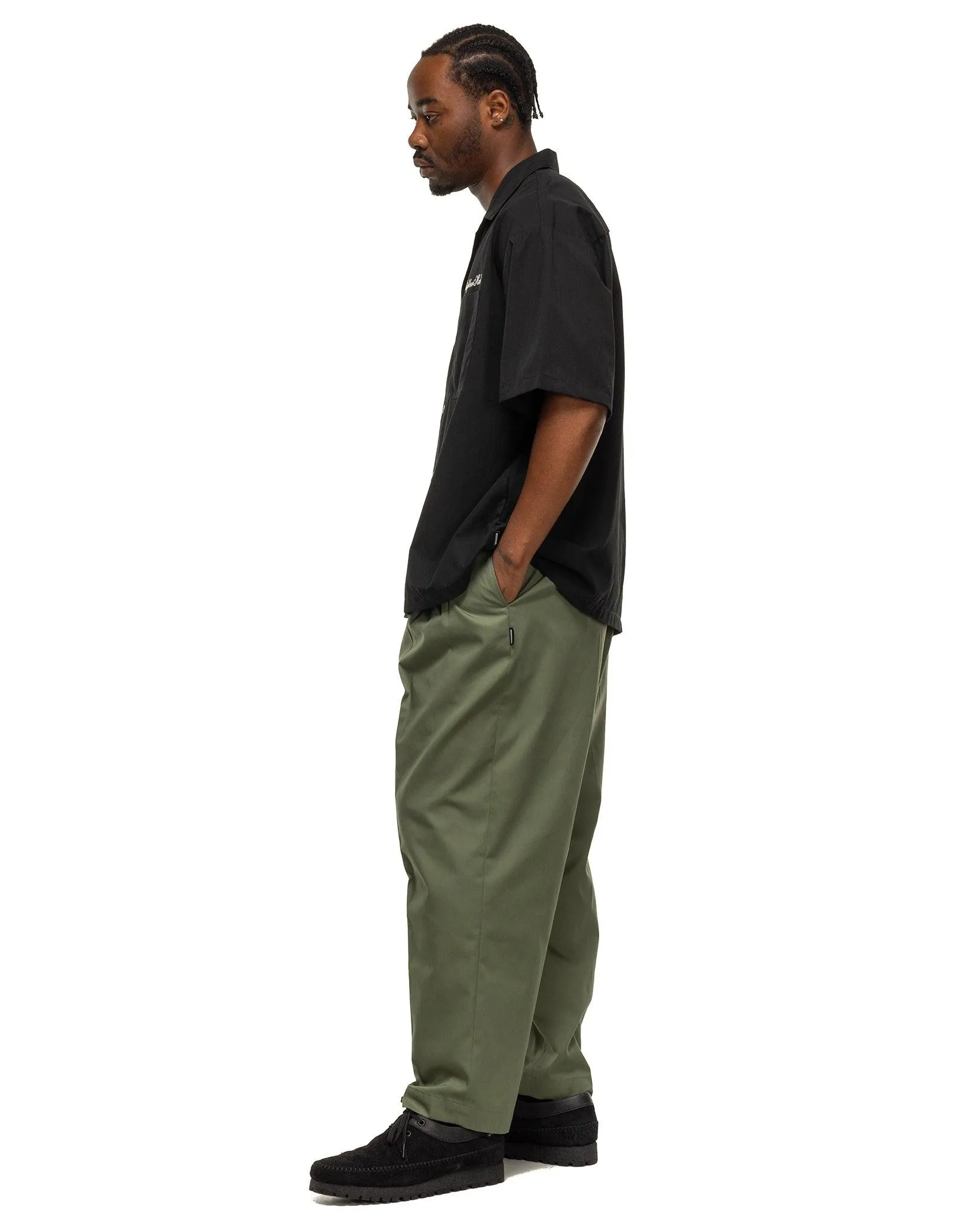 Two Tuck Pants Green