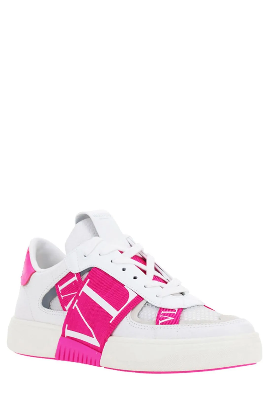 Valentino Mesh Detailed Lace-Up Sneakers