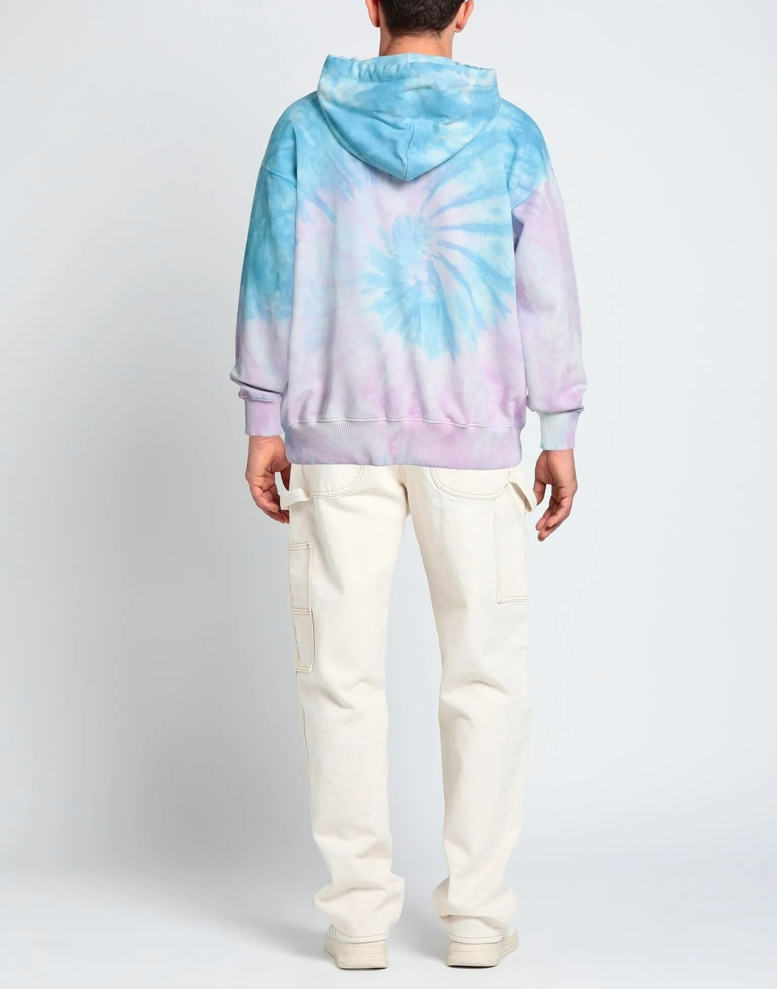 VERSACE JEANS  |Pullovers Unisex Street Style Tie-dye Long Sleeves Cotton