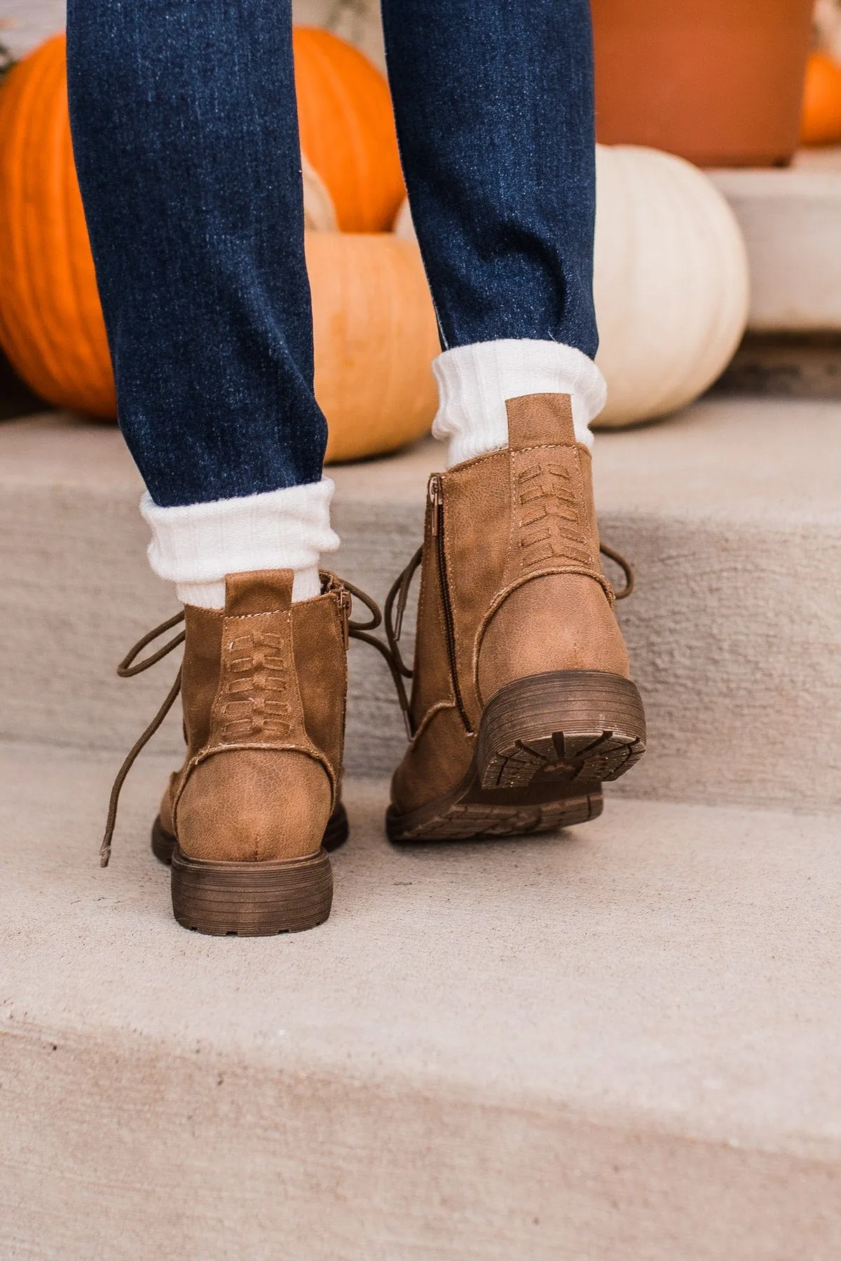 Very G Birdie Booties- Tan