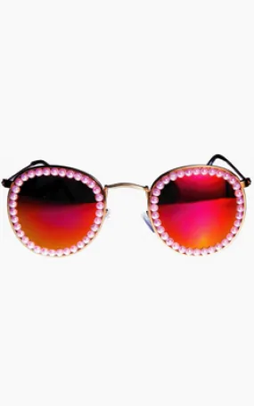 Vic Fire Pink Sunglasses