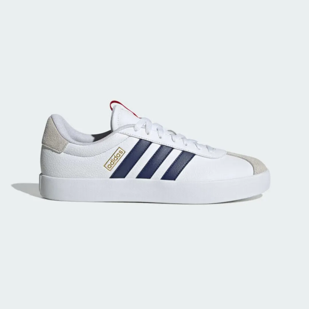 VL Court 3.0 Shoes (Cloud White + Dark Blue + Better Scarlet)