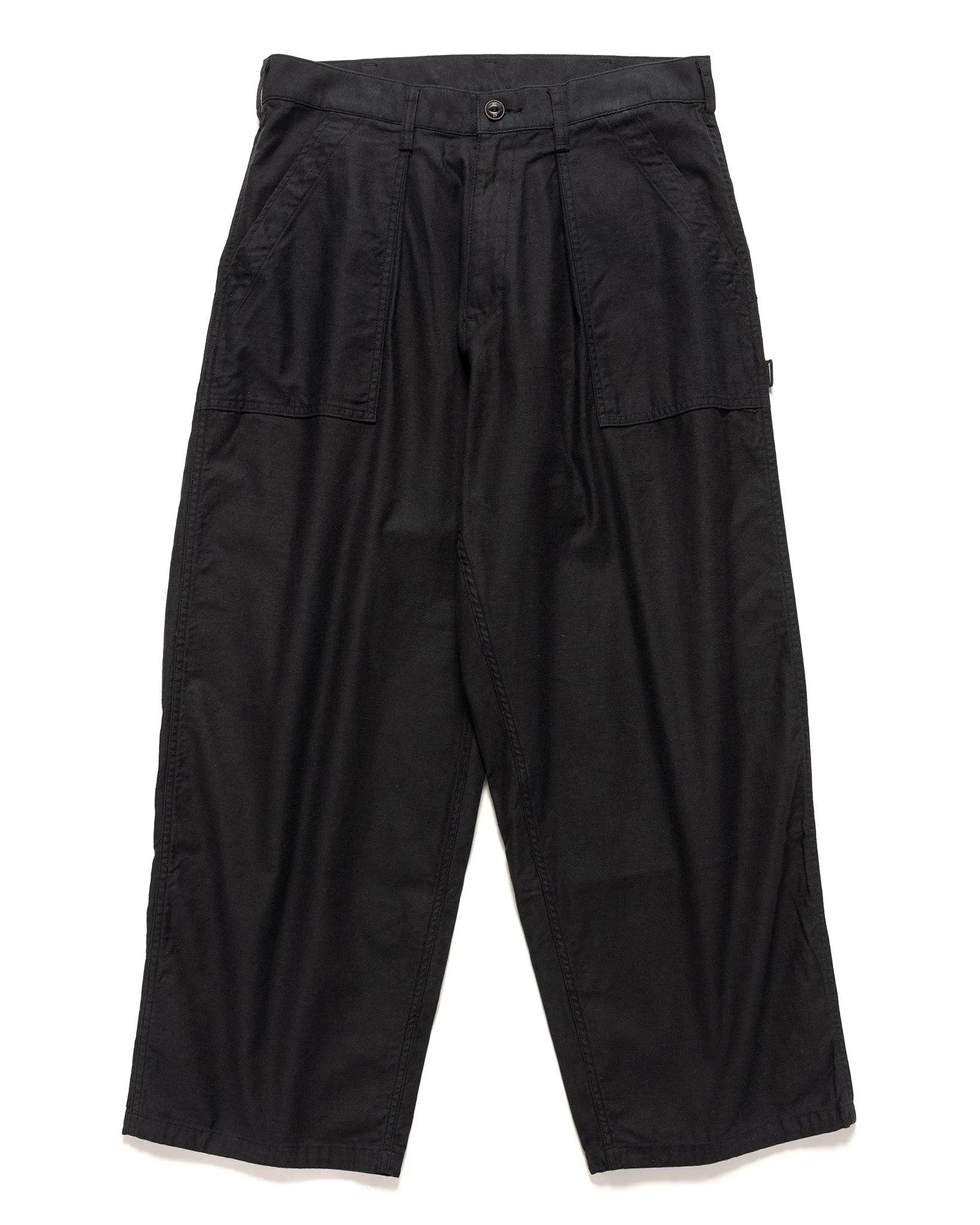 Wide Baker Pants Black