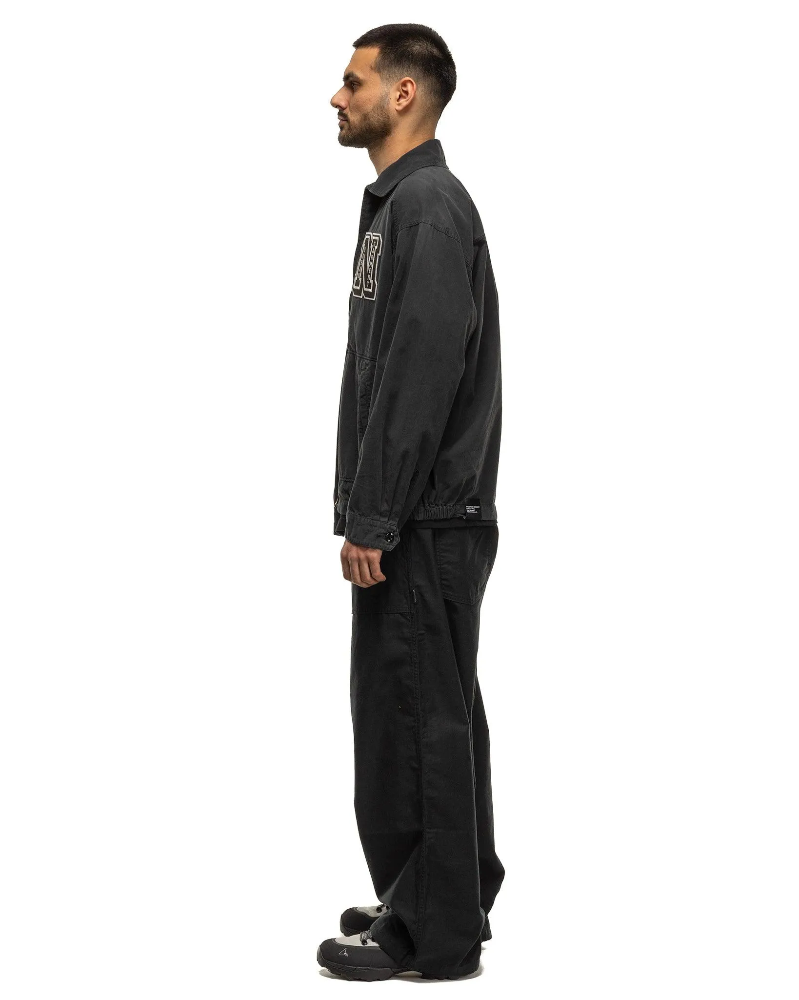 Wide Baker Pants Black