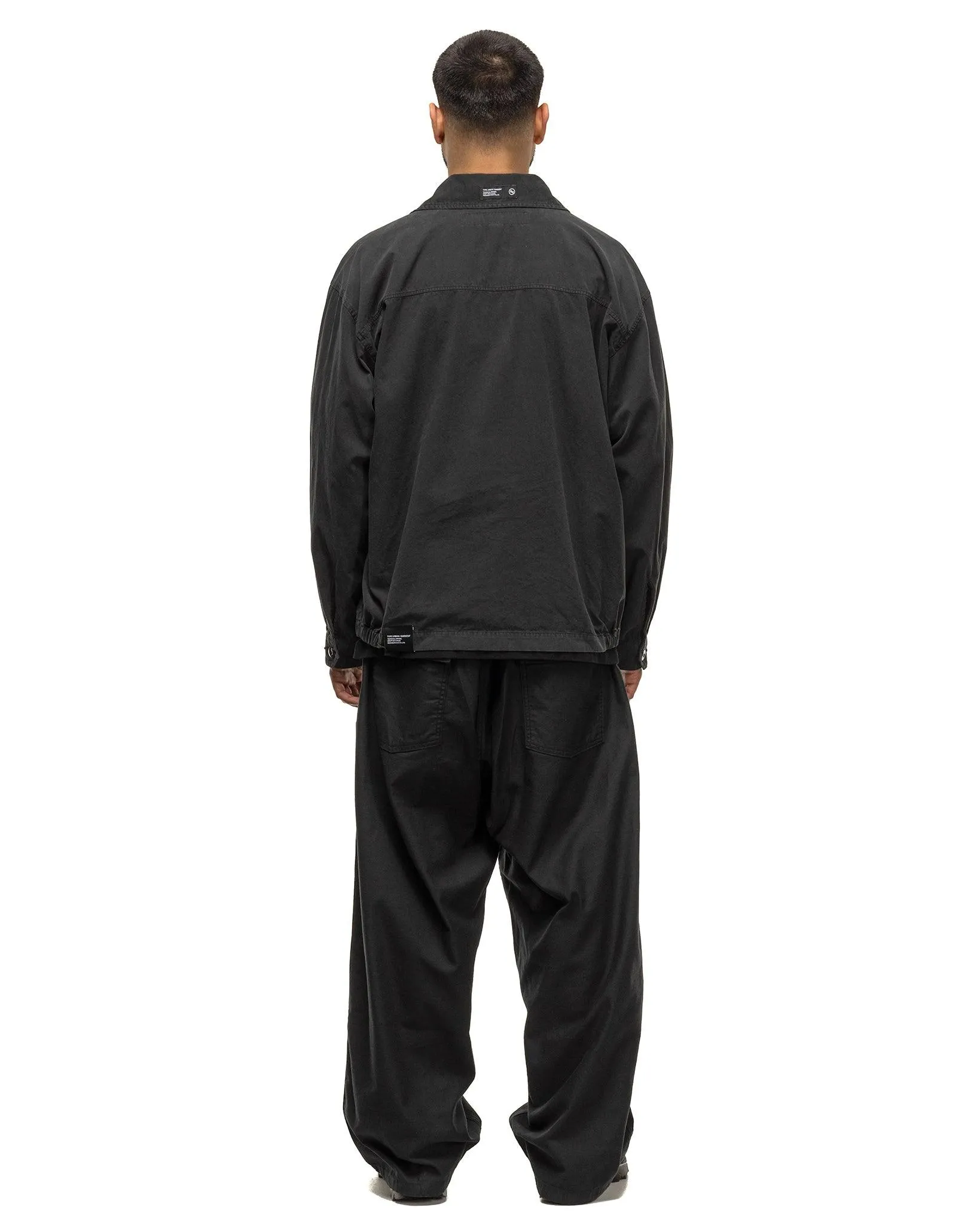 Wide Baker Pants Black