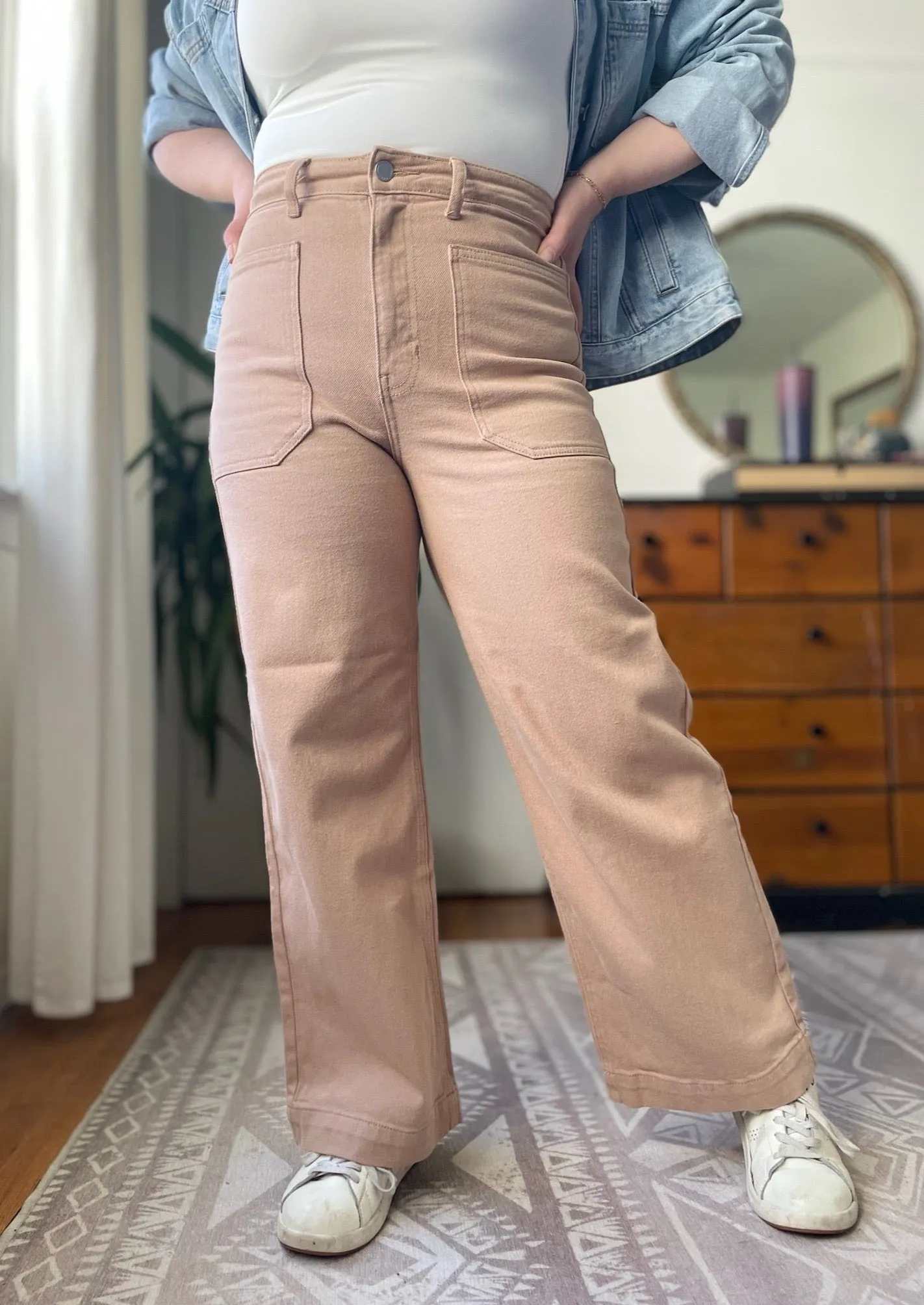 Wide Leg Utility Pants