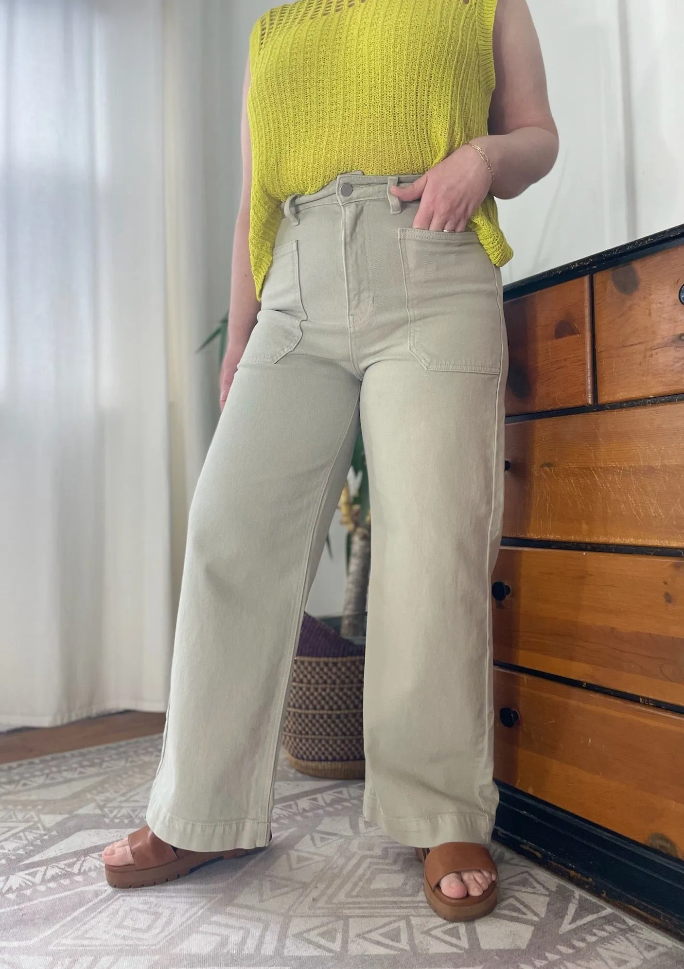 Wide Leg Utility Pants