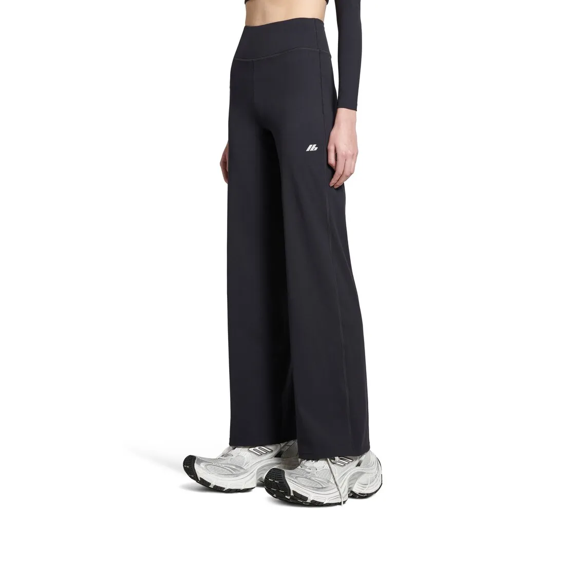      Women's Activewear Flared Slim Pants in Black 