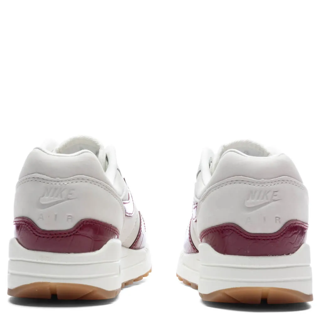 Women's Air Max 1 LX - Sail/Team Red/Gum Light Brown