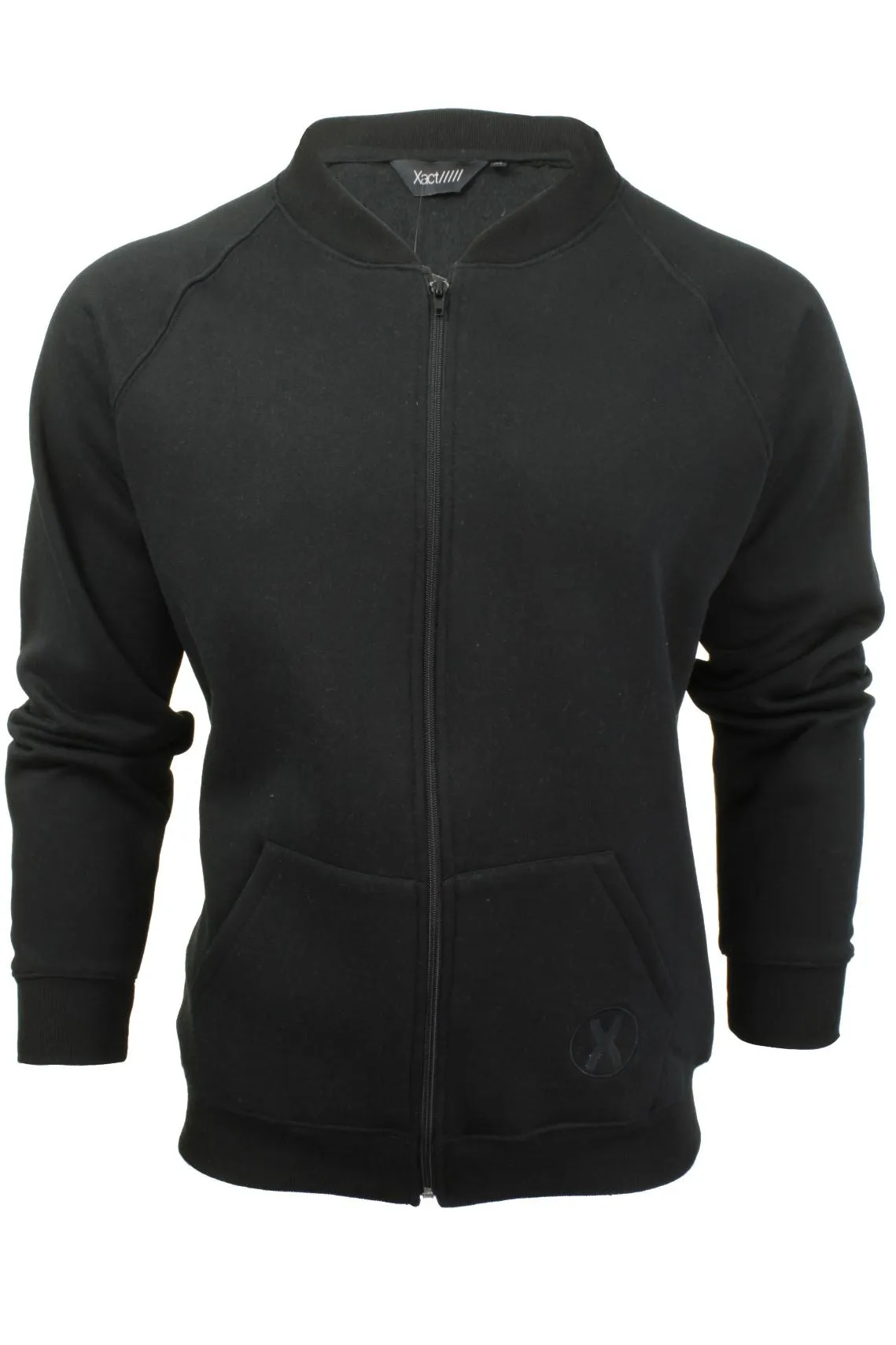 Xact Mens Zip Through Sweatshirt Jumper - Long Sleeved