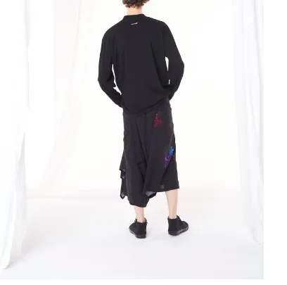 Yohji Yamamoto  |Pullovers Unisex Street Style Long Sleeves Cotton